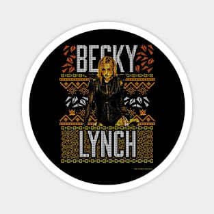 Becky Lynch Christmas Ugly Magnet